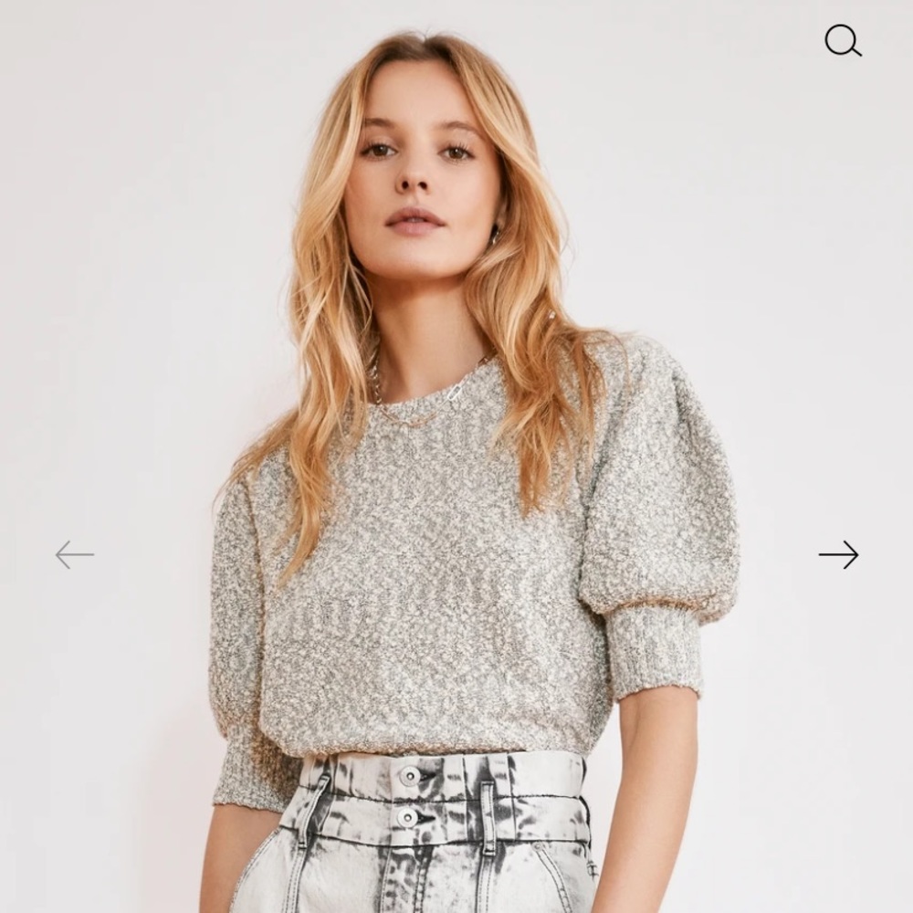 Gorgeous NWT Lila Puff Shoulder Sweater XS